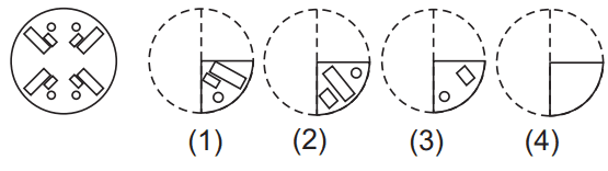 Punched hole pattern 42 Maths Mock Test,JNV Mock Test Maths Mock Test-418