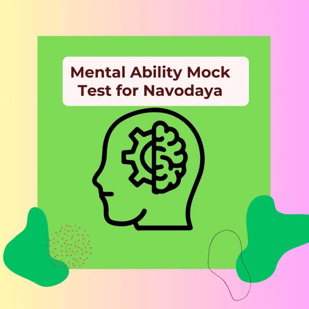 Mental Ability Mock Test For Navodaya Exam