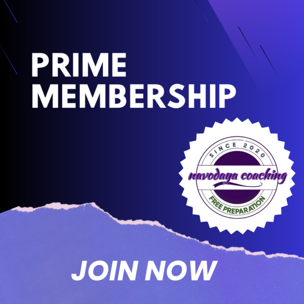 Prime Membership Navodayacoaching.in